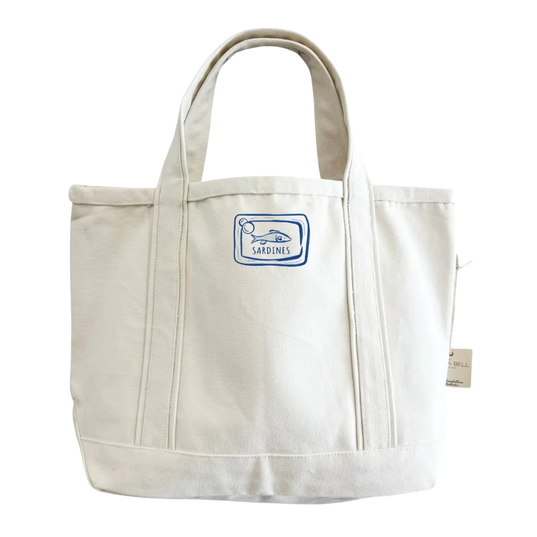 Medium Canvas Tote Bag - Ivory - Image 6