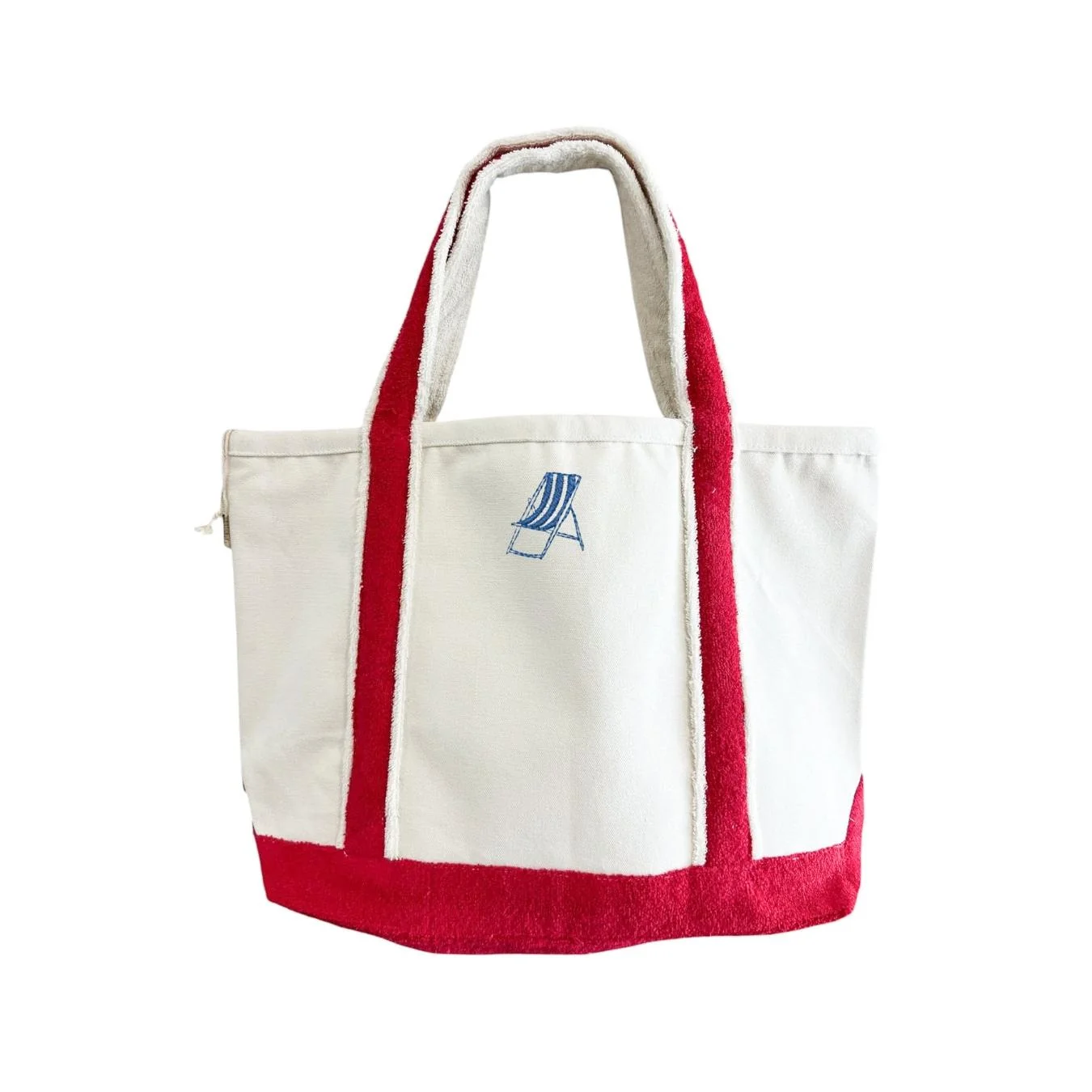 Medium Canvas Tote Bag - Red - Image 4