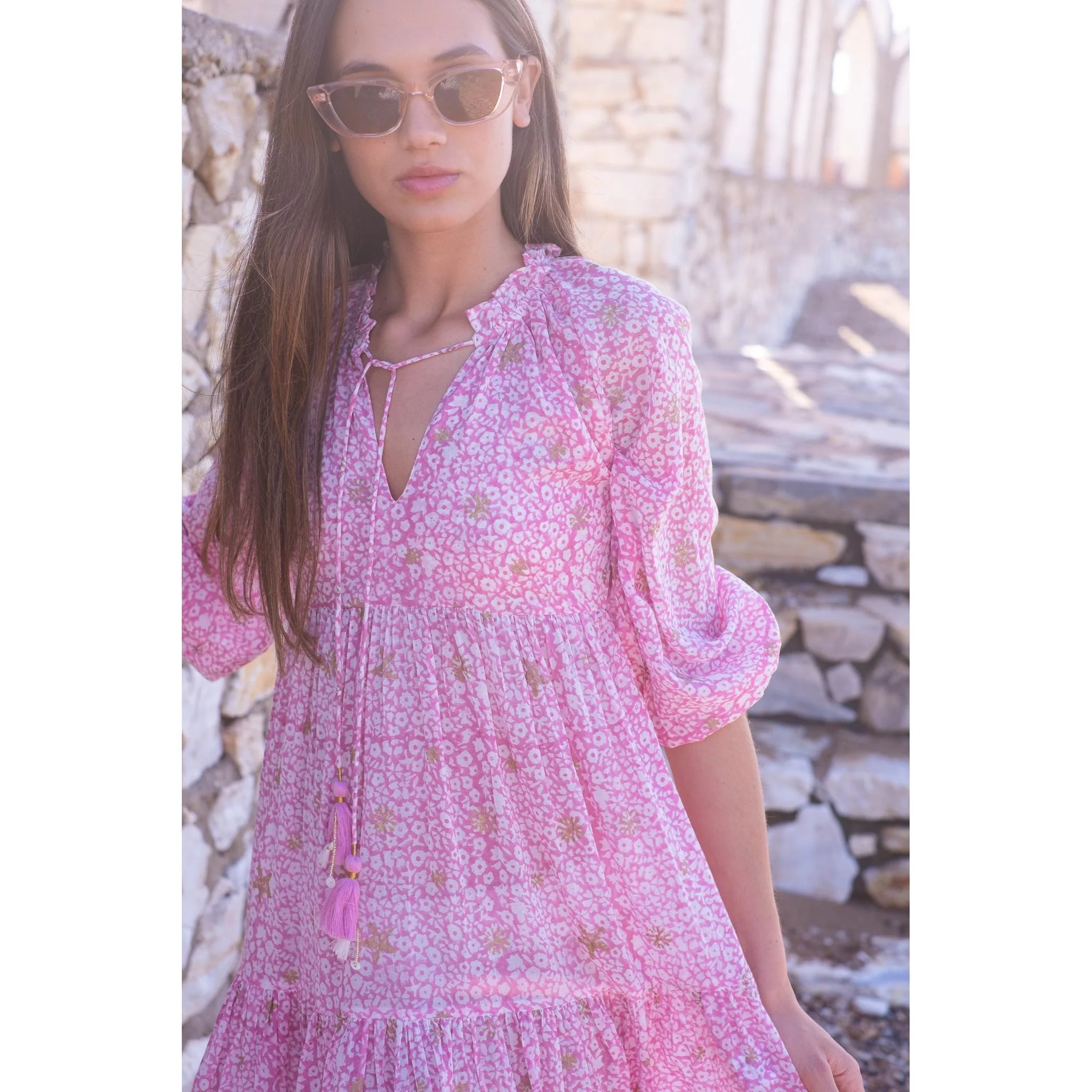 Megan Cotton Mini Dress