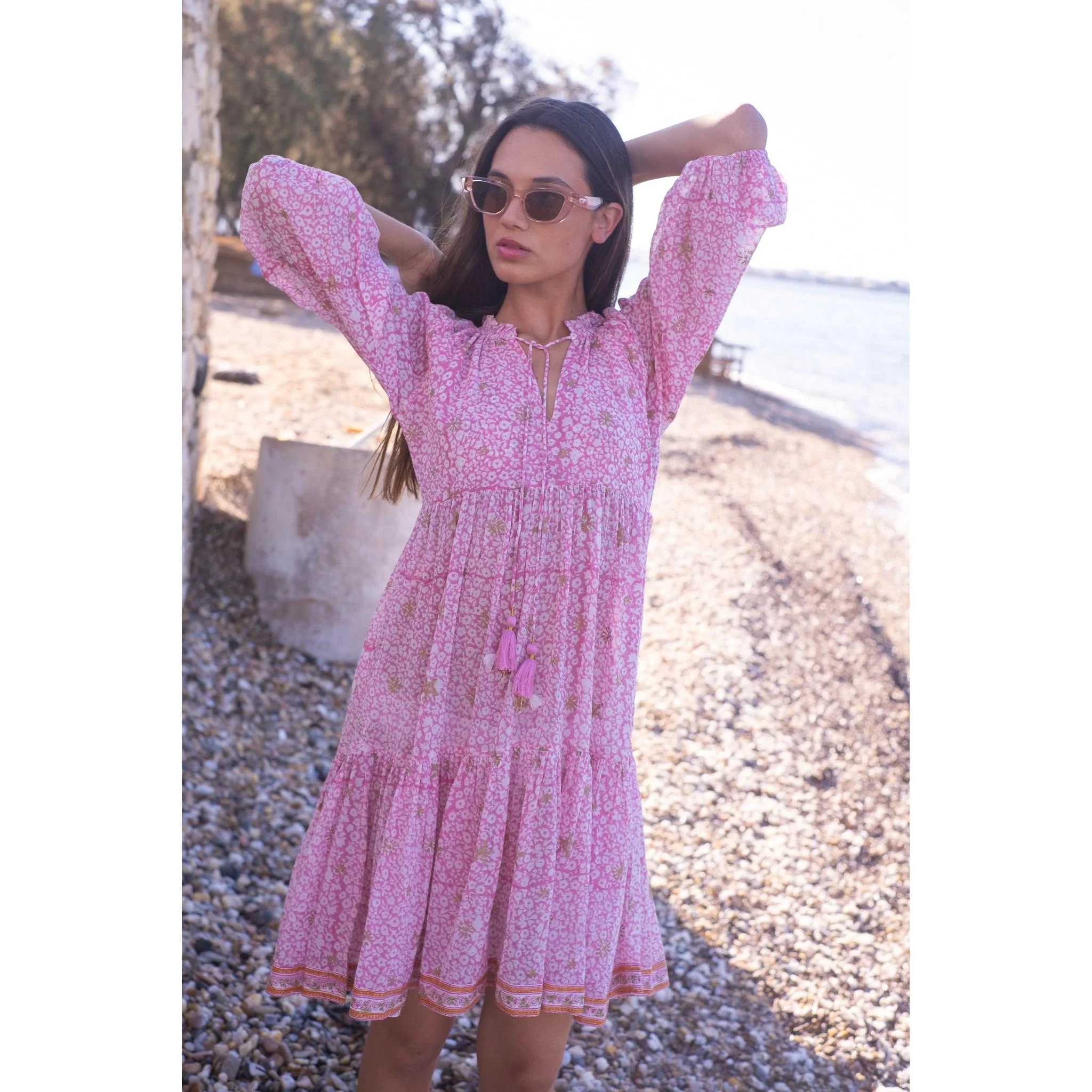 Megan Cotton Mini Dress - Image 8