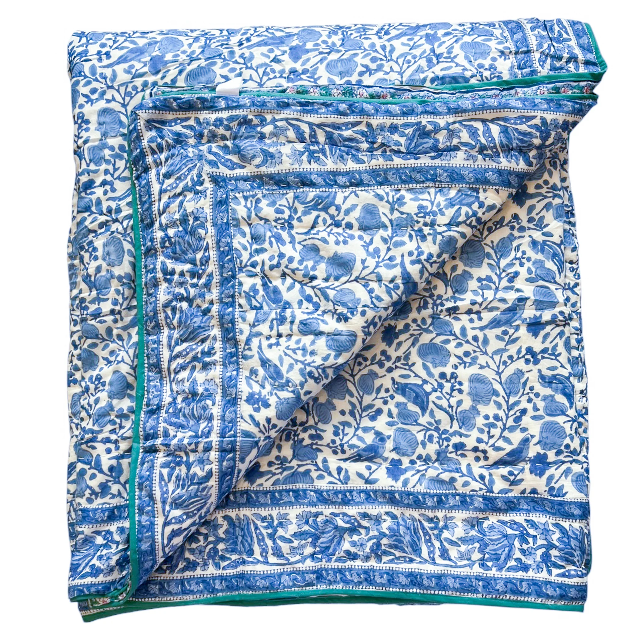 NEW! Cotton Block Print Comforter - Image 2