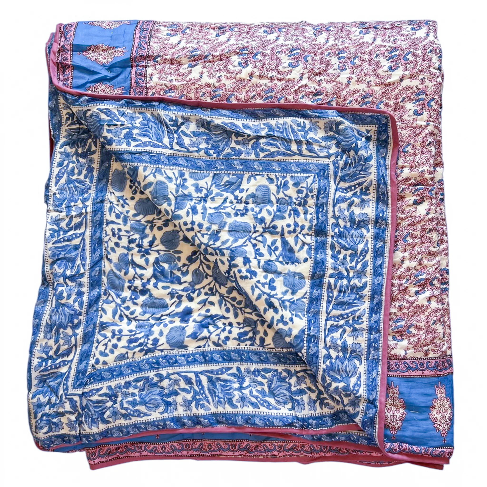 NEW! Cotton Block Print Comforter - Image 2