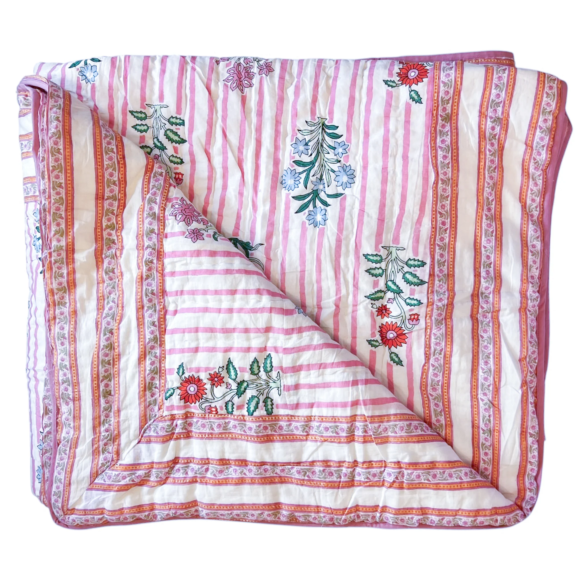 NEW! Cotton Block Print Comforter - Image 3