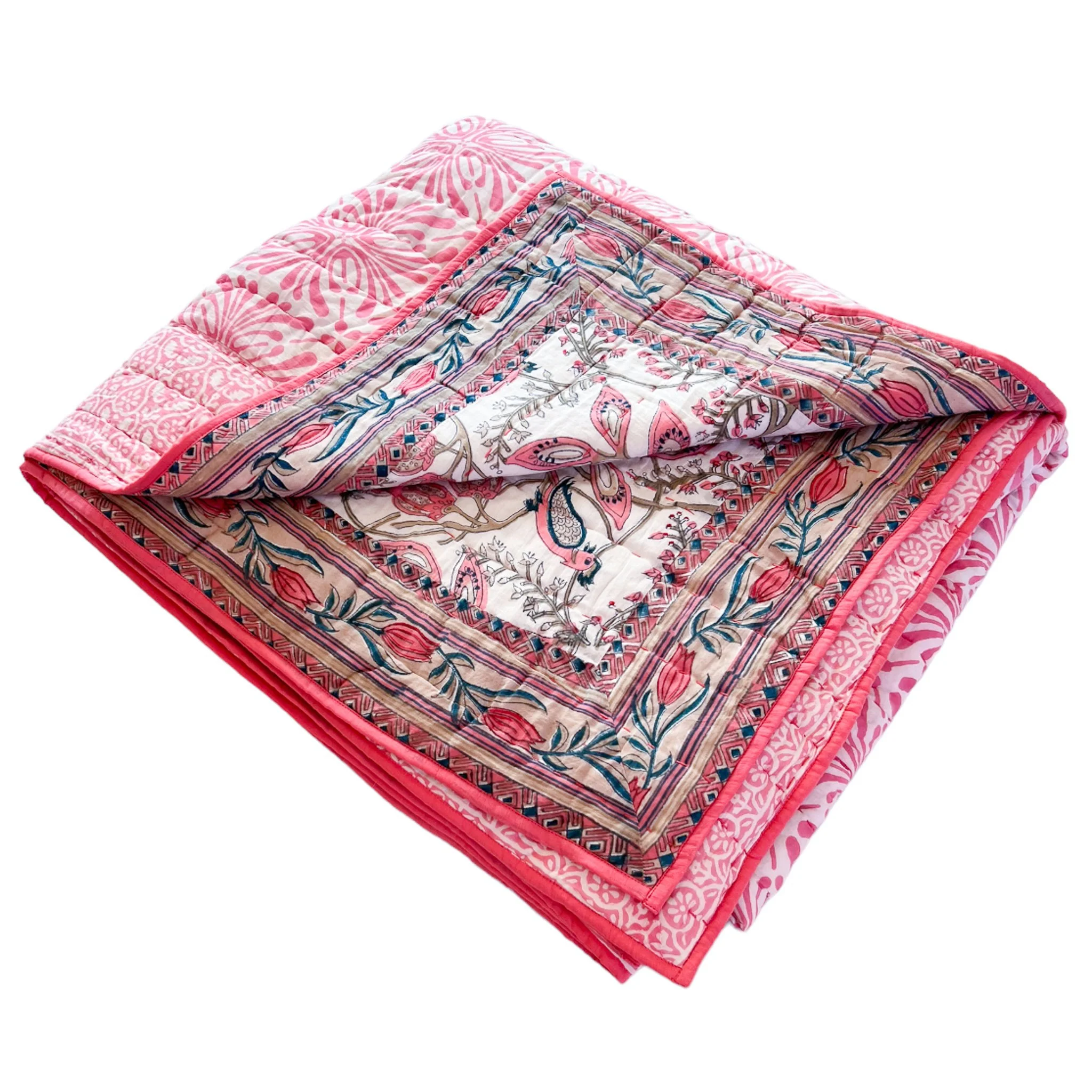 NEW! Cotton Block Print Comforter - Image 3
