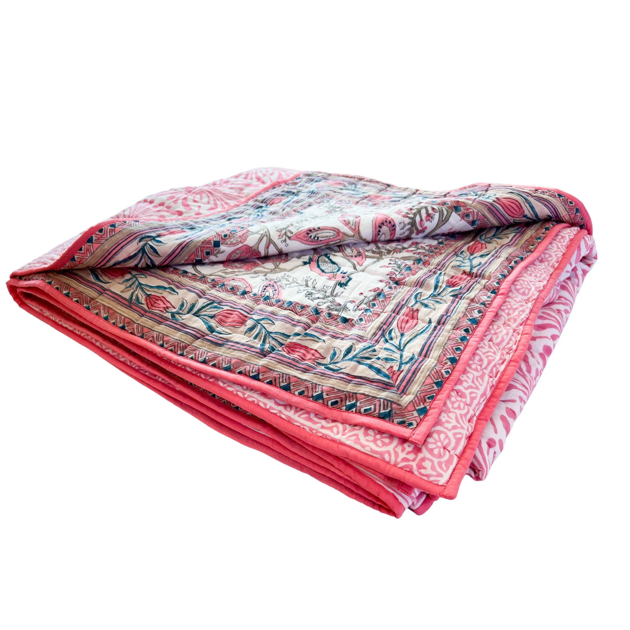NEW! Cotton Block Print Comforter - Image 4