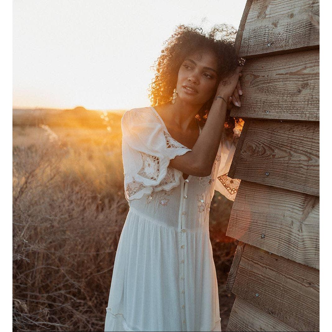 NUSA DUA WHITE LONG DRESS