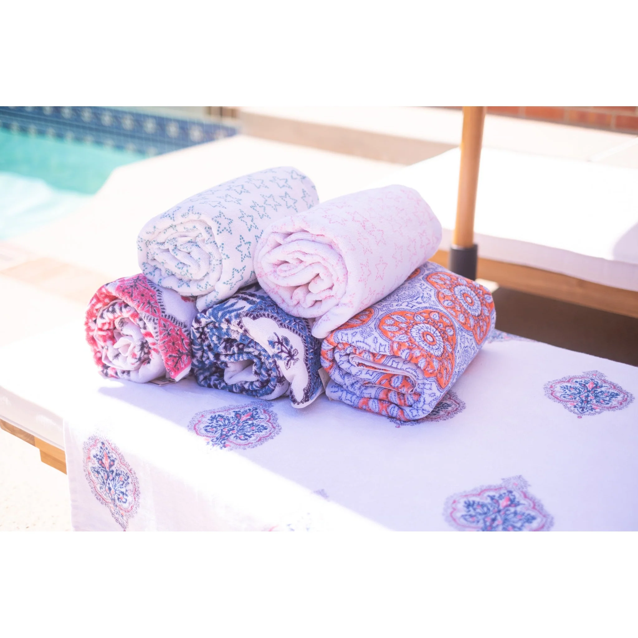 Orange Motif Towel - Image 10