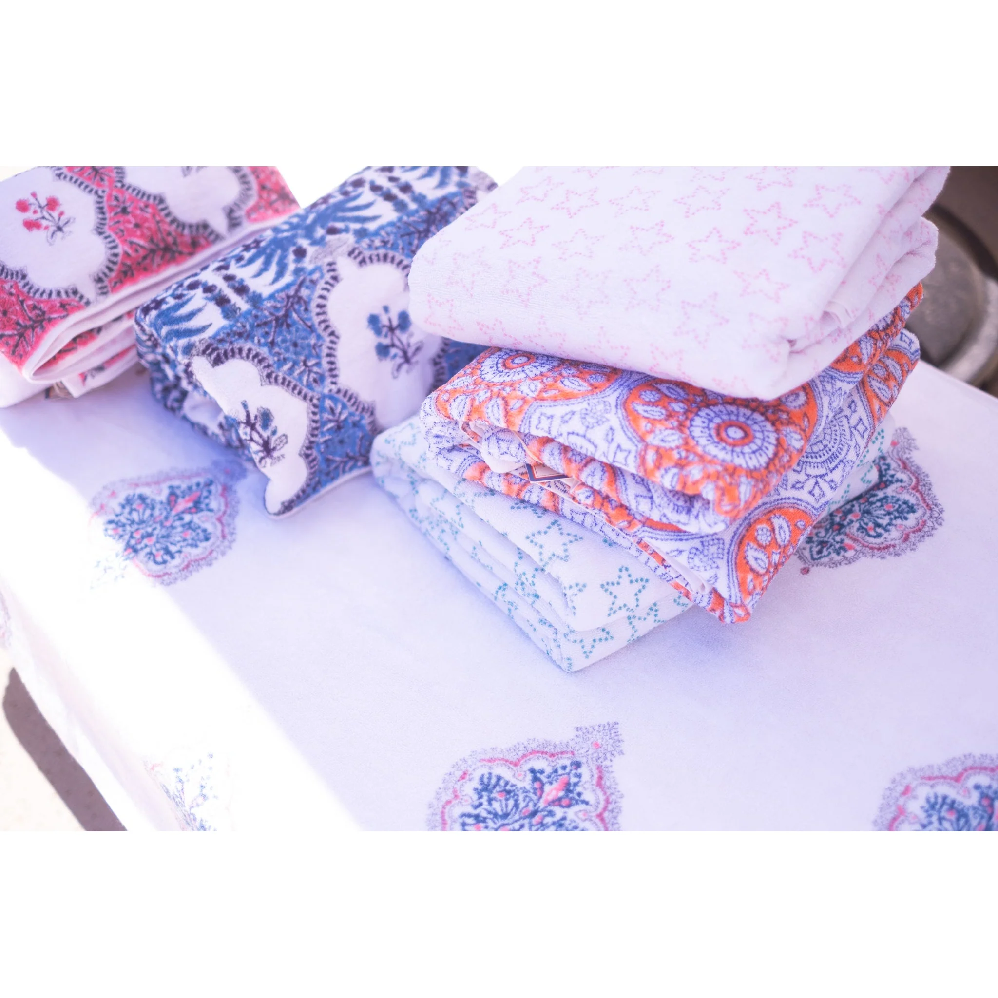 Orange Motif Towel - Image 11