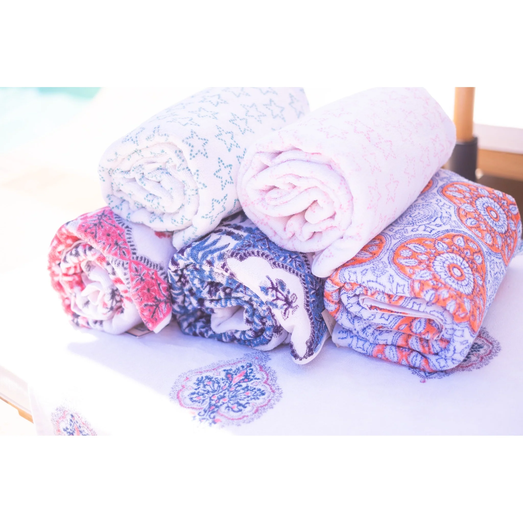 Orange Motif Towel - Image 4