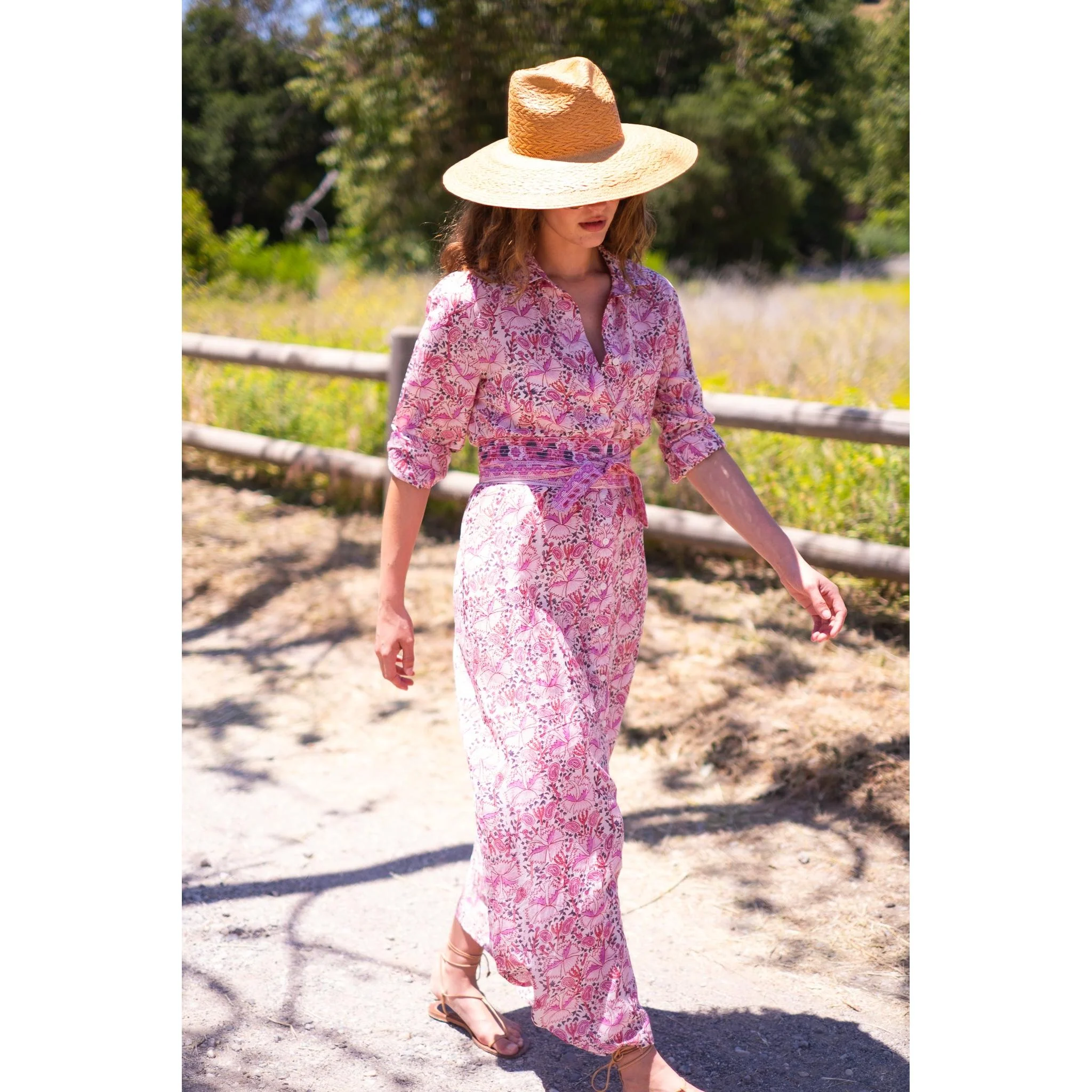 Oversized Maxi Shirt Dress - Image 13
