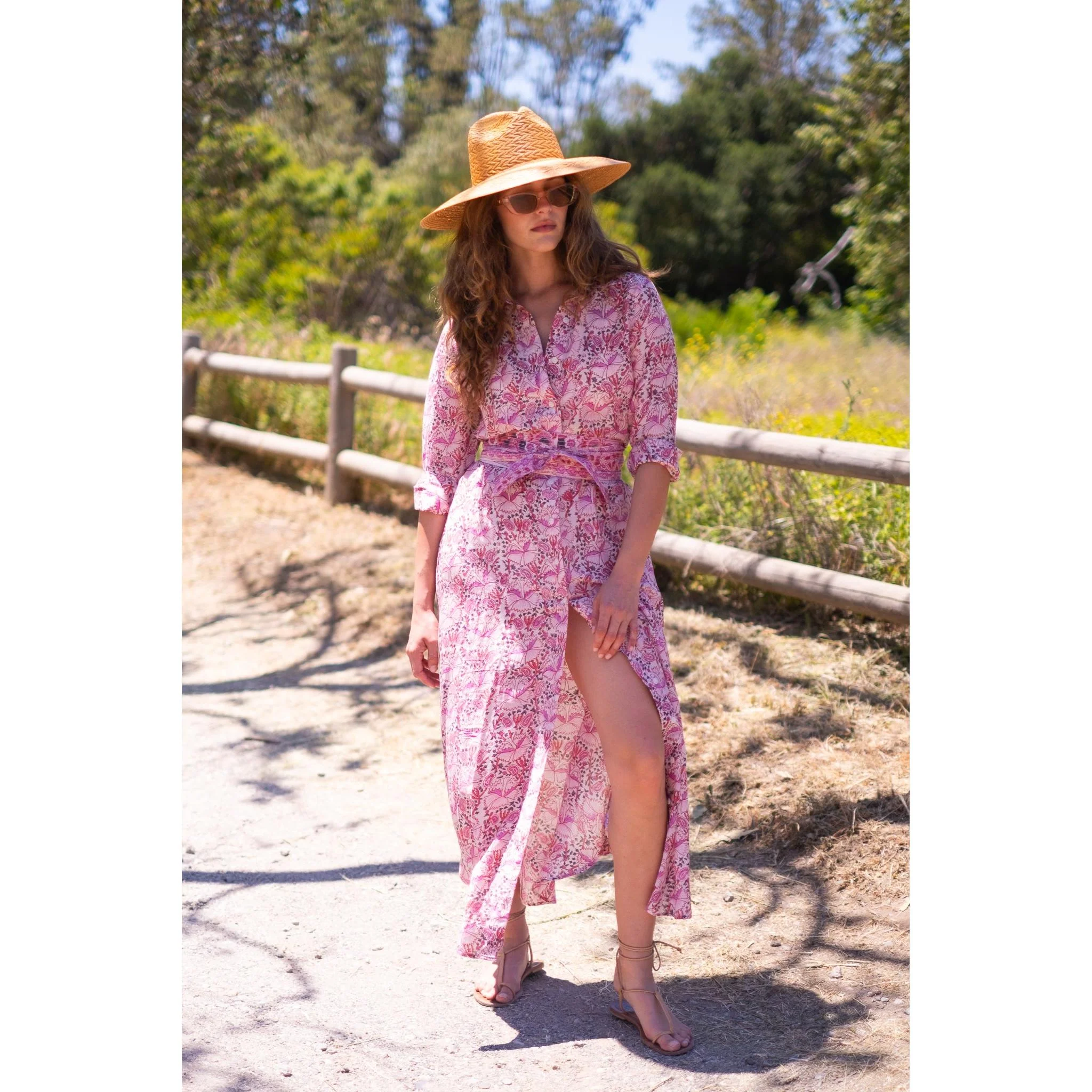 Oversized Maxi Shirt Dress - Image 19