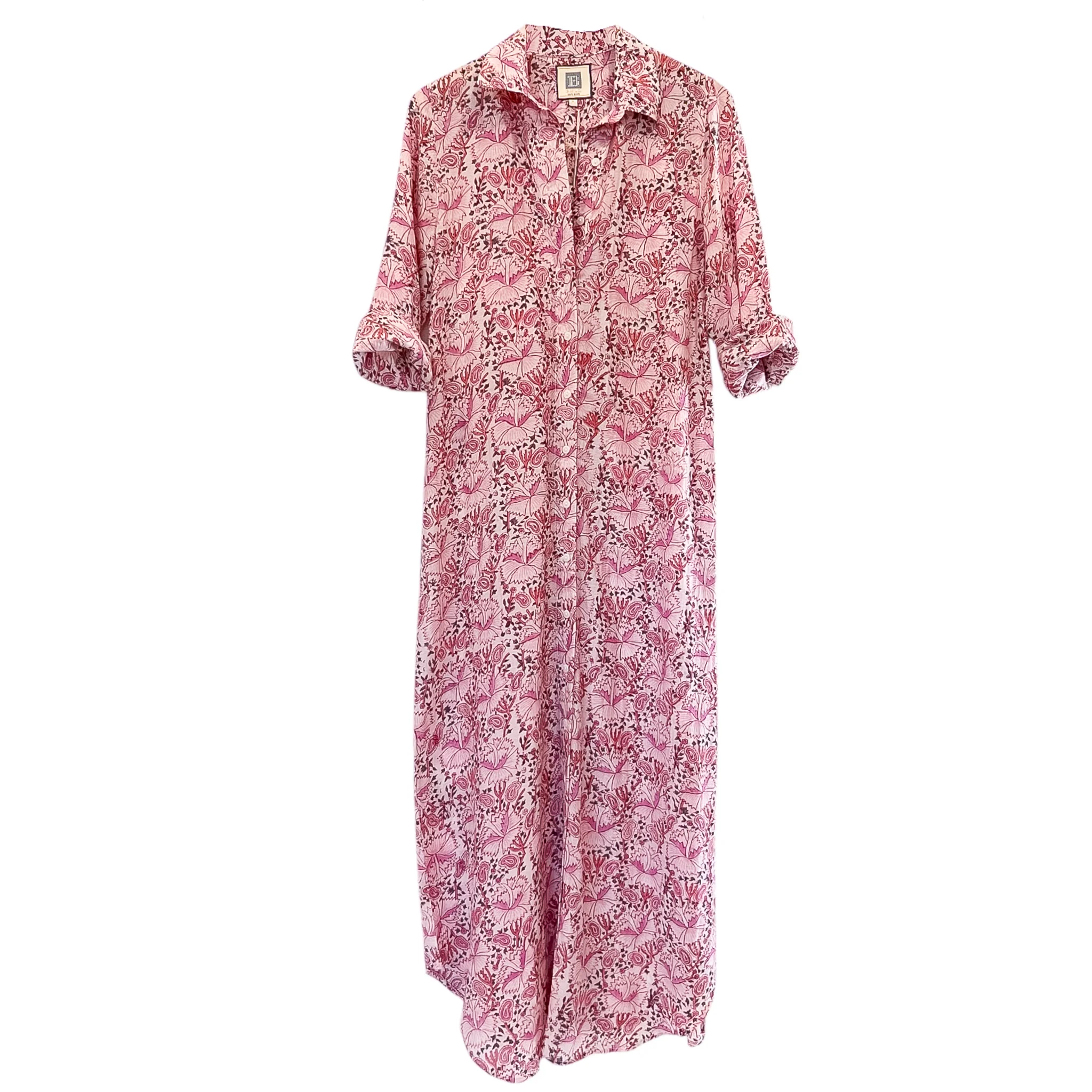 Oversized Maxi Shirt Dress - Image 8