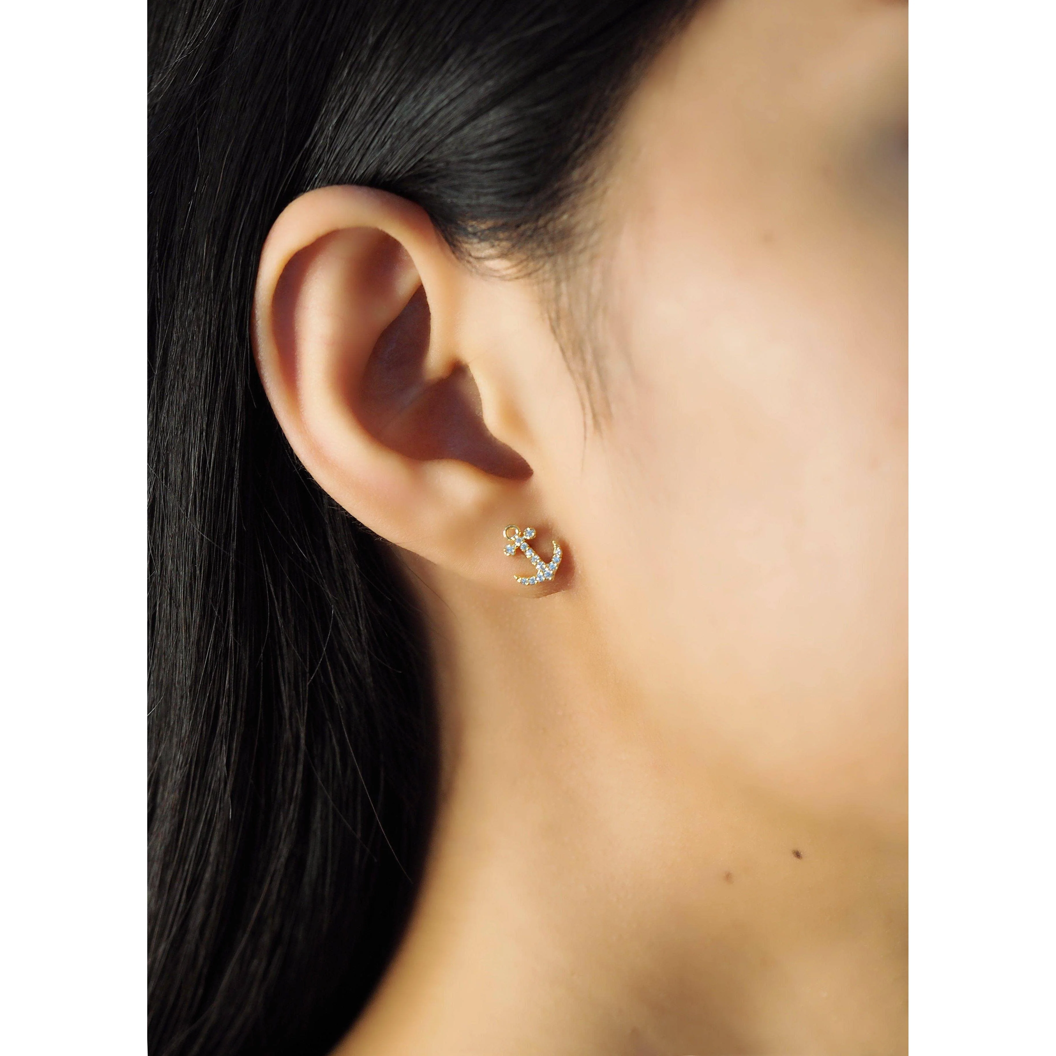 Pave Anchor Studs - Image 2