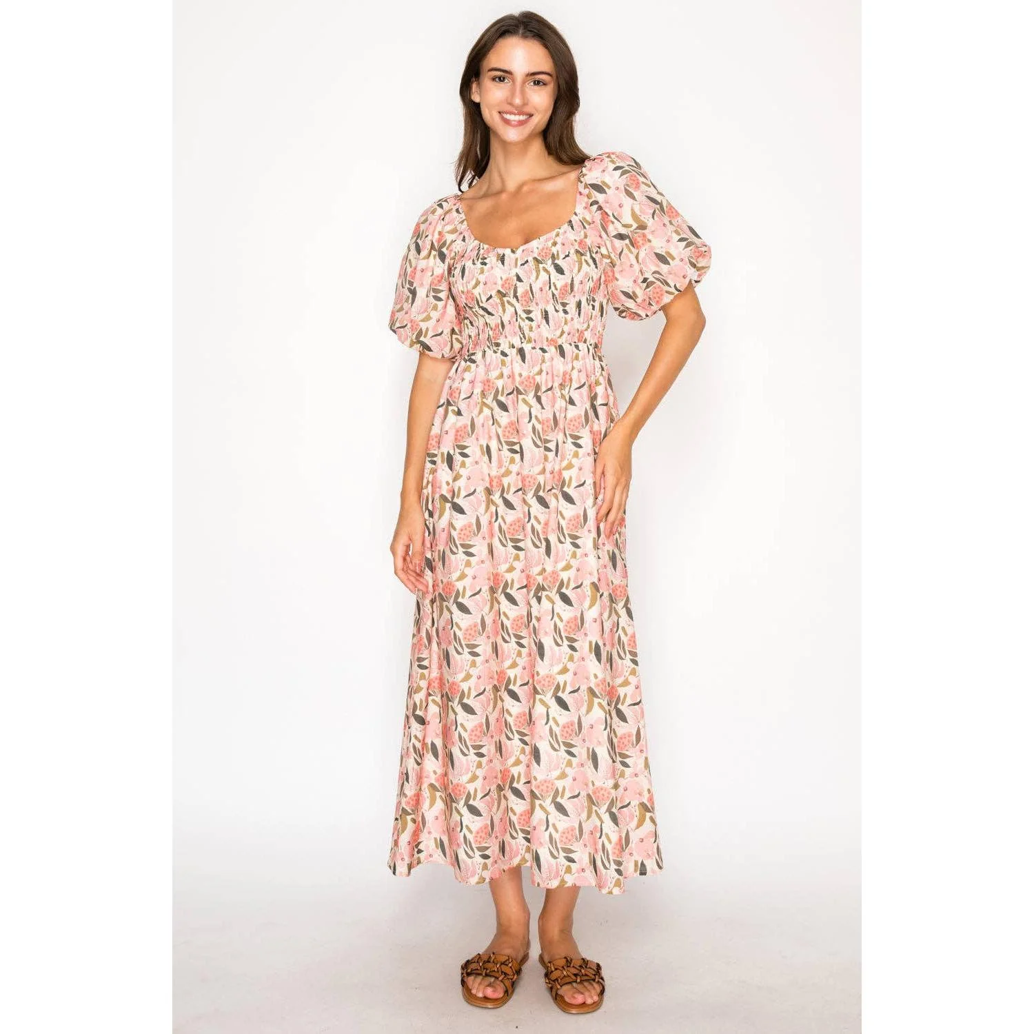 Peony Glow Maxi Dress - Image 2