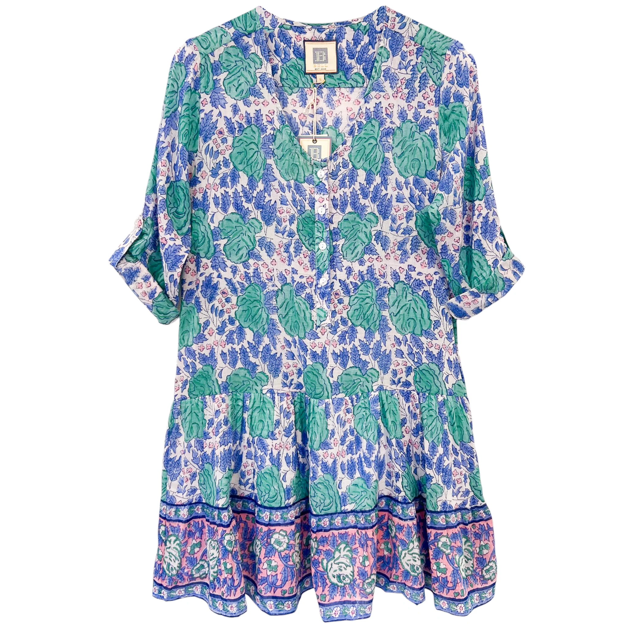Popover Flounce Dress