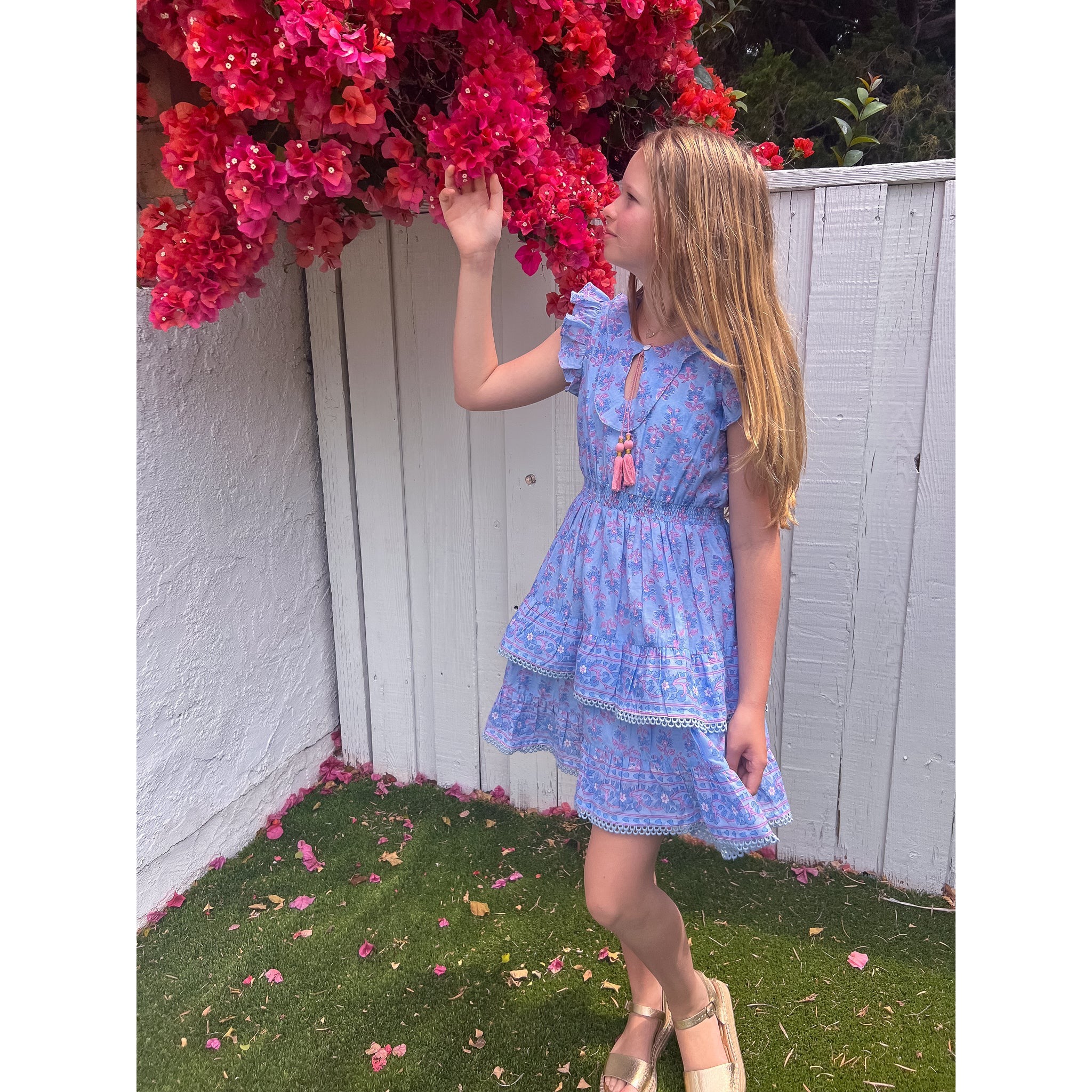 Girls Rebecca Mini Dress - Image 6