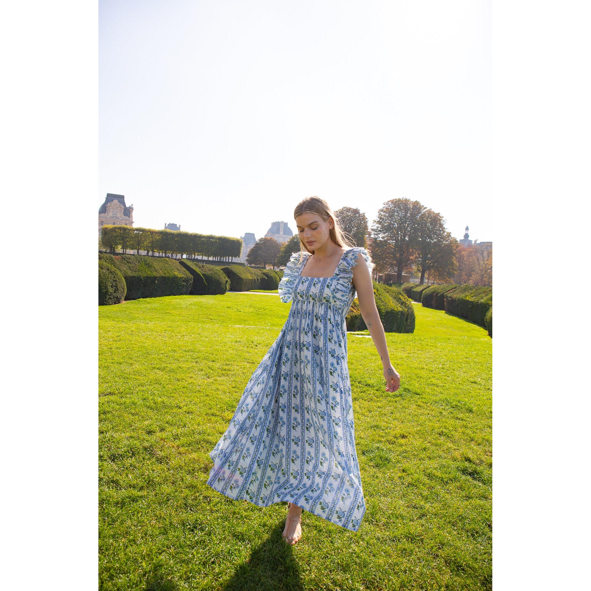 Selena Cotton Maxi Dress - Image 3