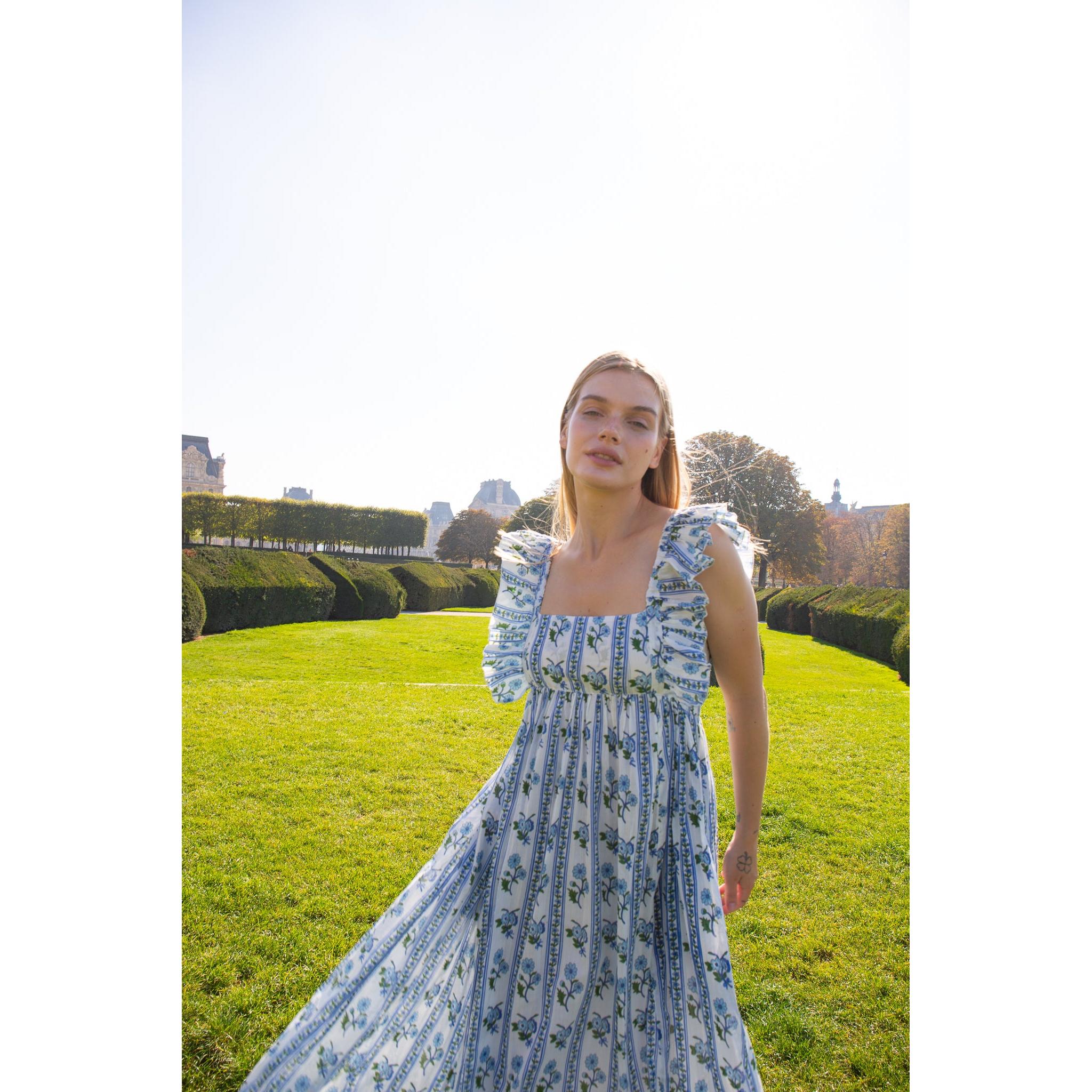 Selena Cotton Maxi Dress - Image 6