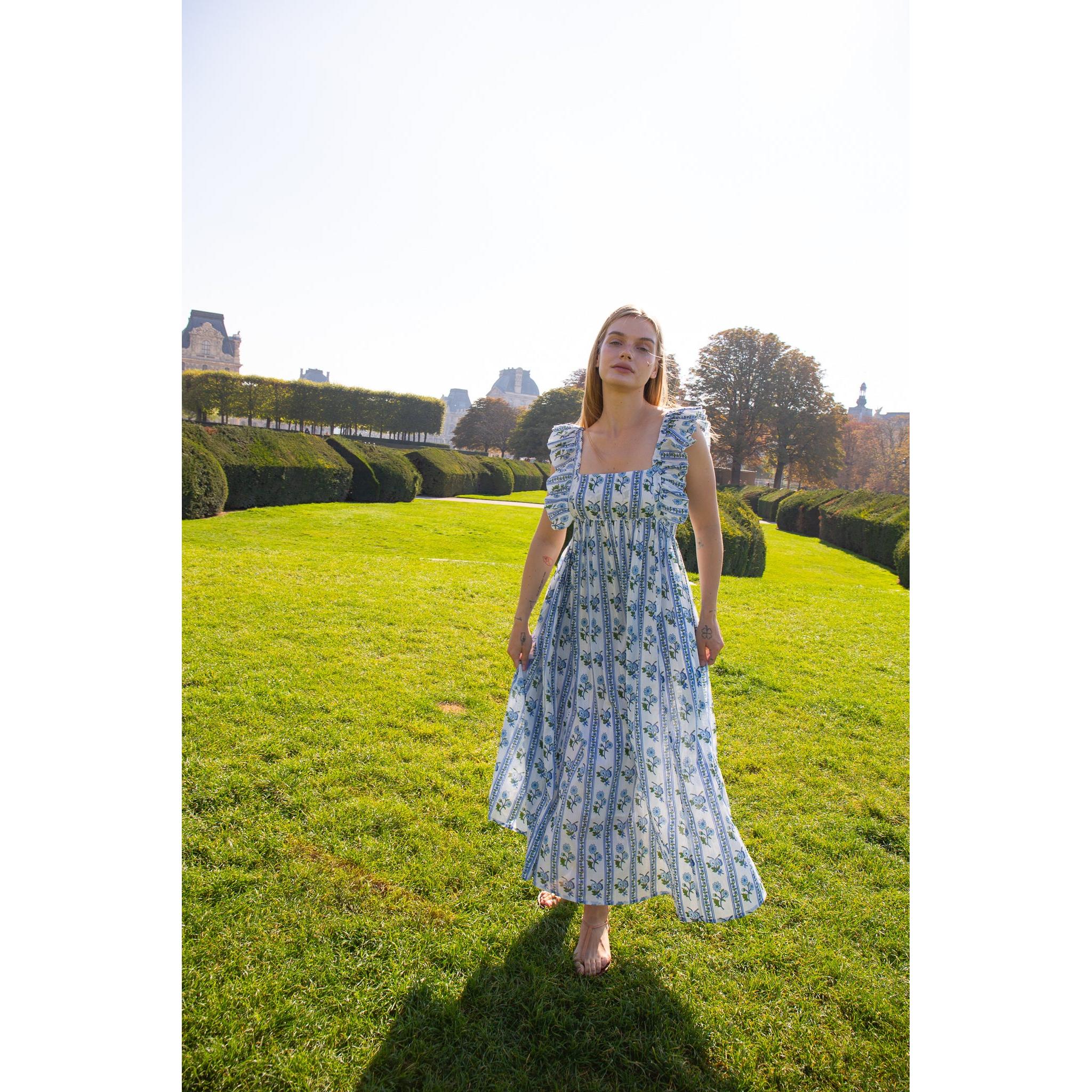 Selena Cotton Maxi Dress - Image 8