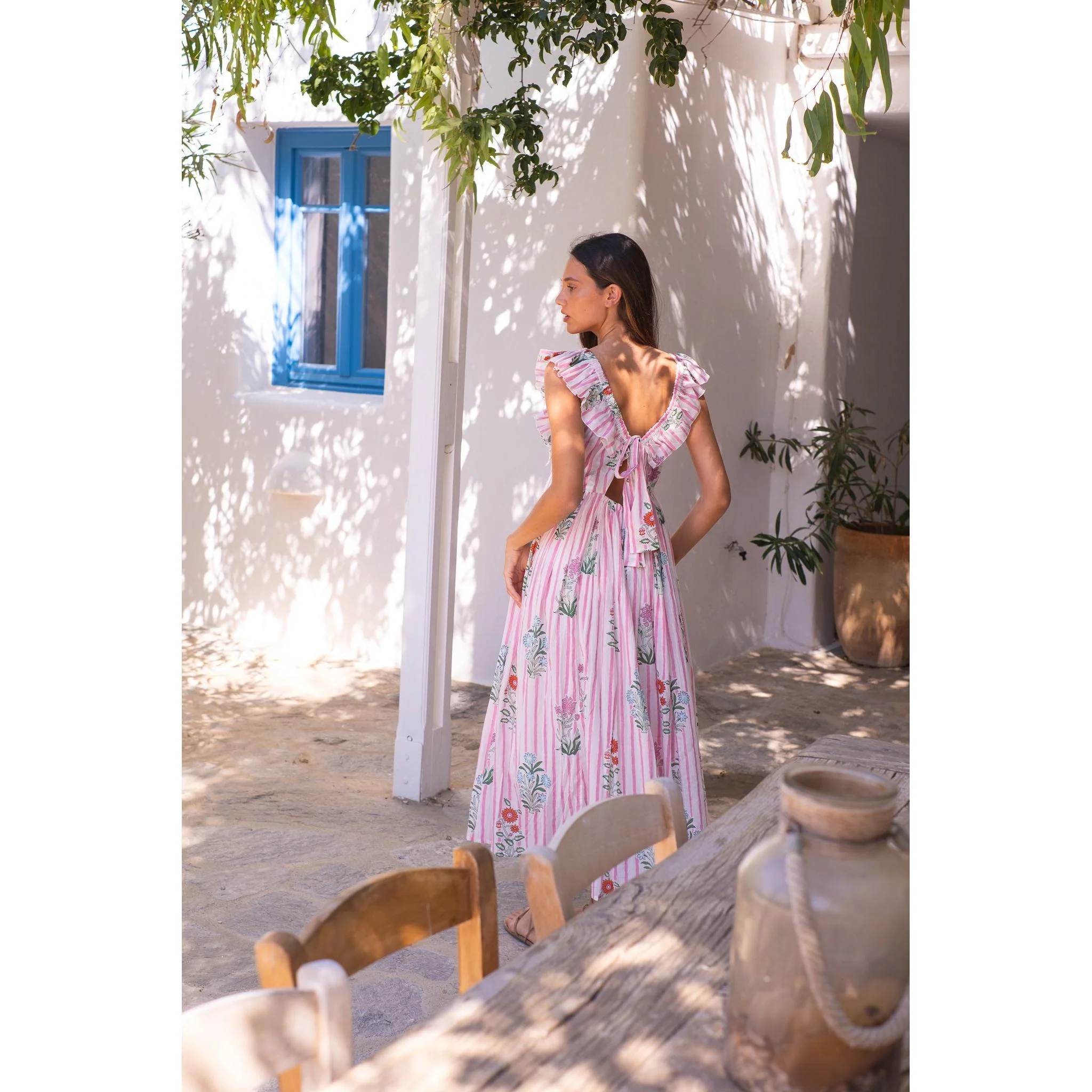 Selena Cotton Maxi Dress - Image 8