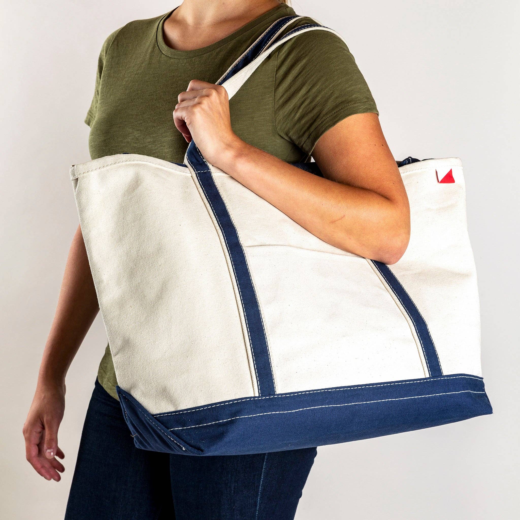 Classic Tote Large: Red - Image 4