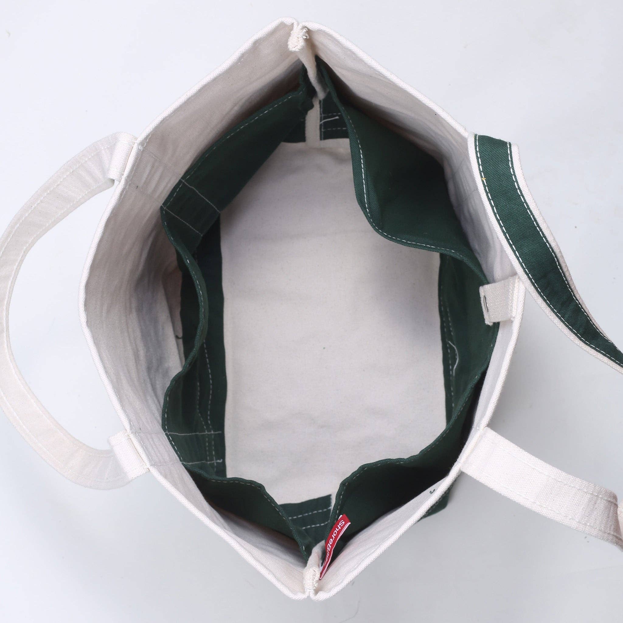 Classic Medium Tote: Green - Image 17