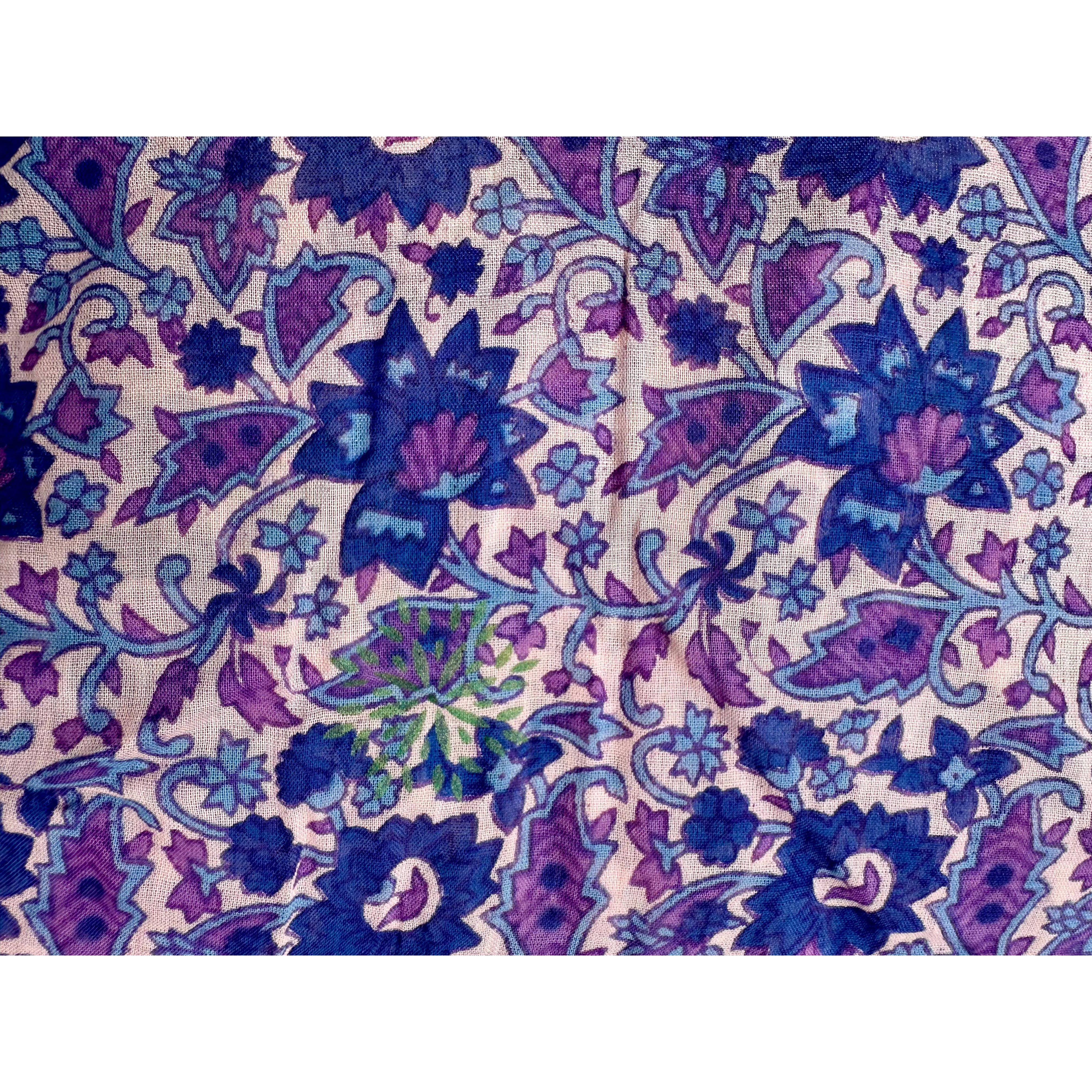Sienna Printed Short Dress With Long Sleeves Liberty Blue - Image 5