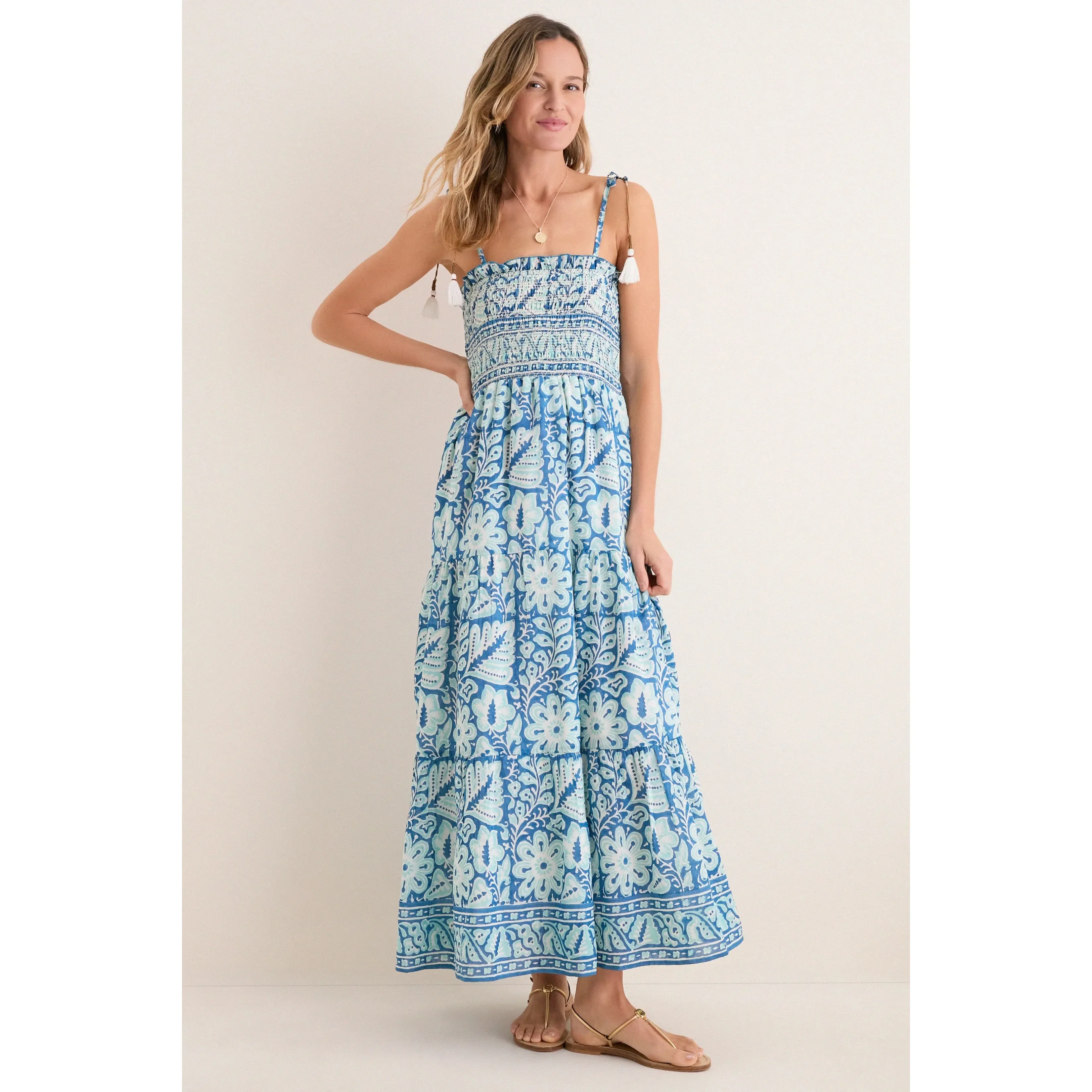 Smocked Maxi Dress - Image 2
