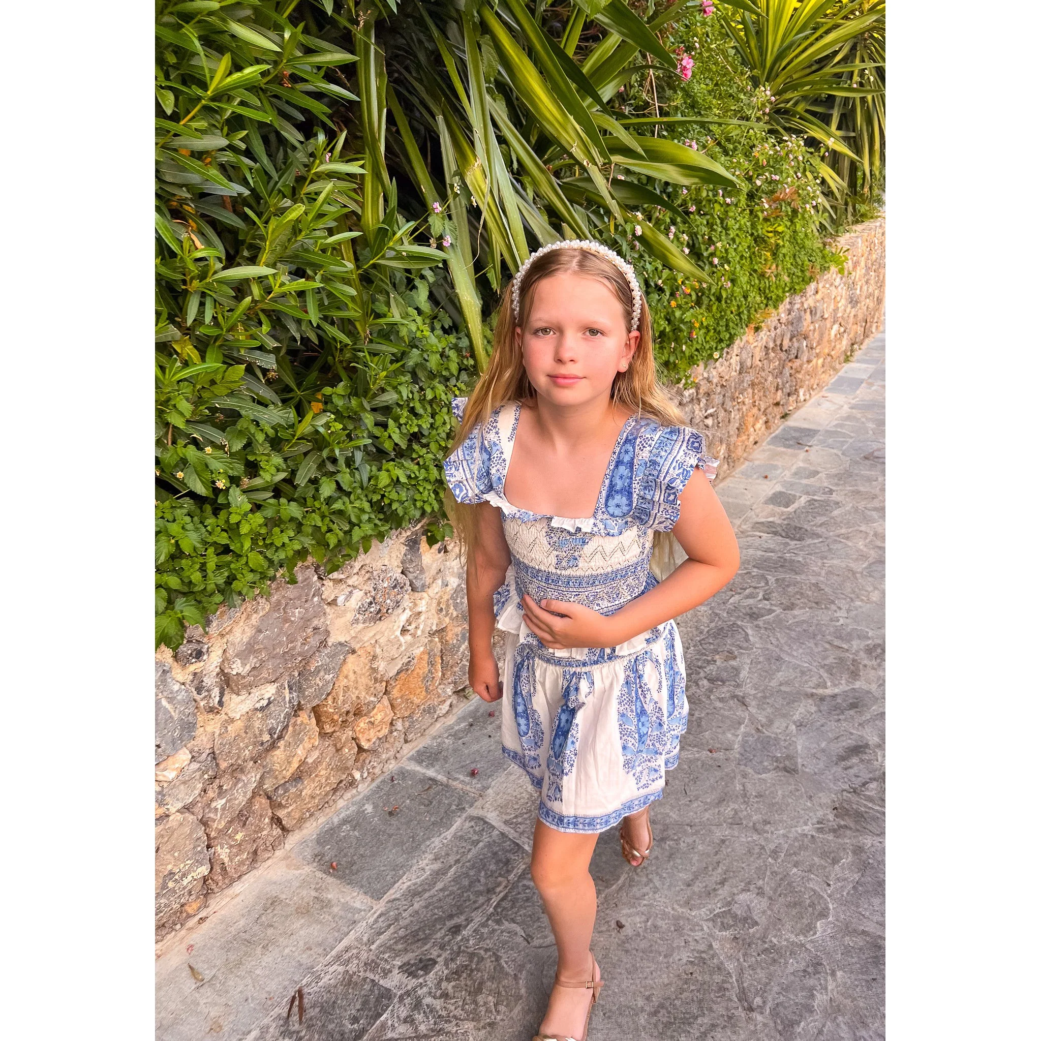 Girls Smocked Skirt - Image 5