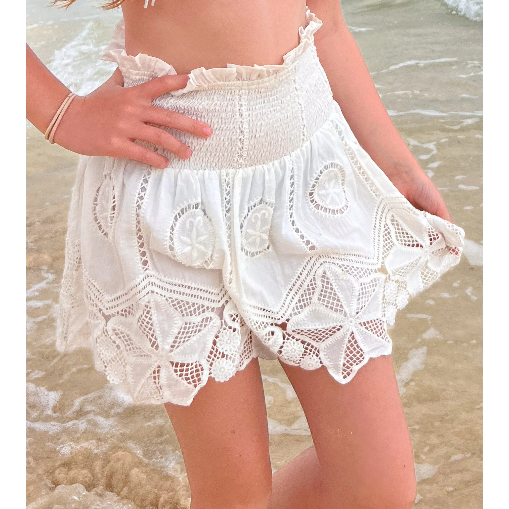 Girls Smocked Skirt - Image 8
