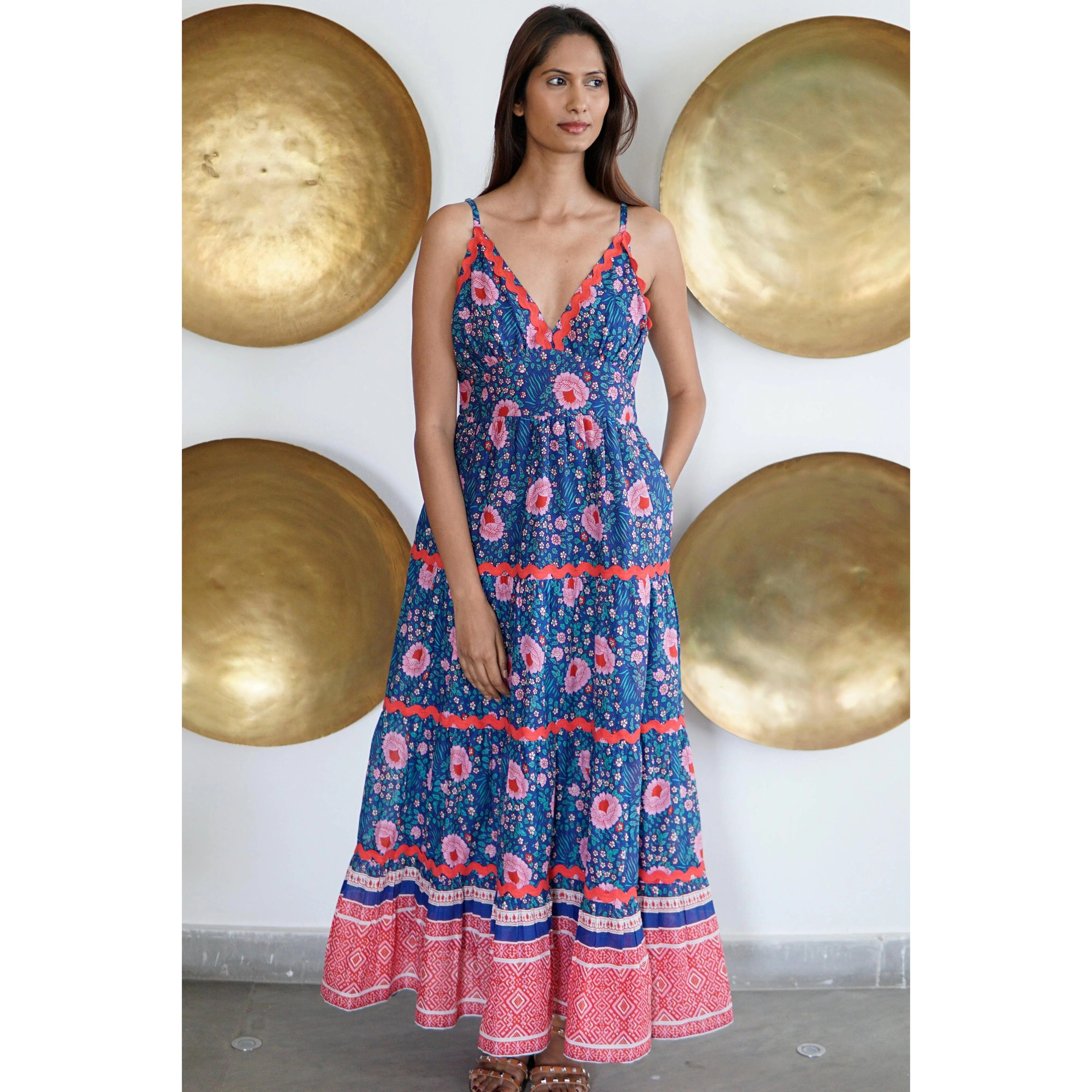 Beatriz maxi dress with pockets - Image 6