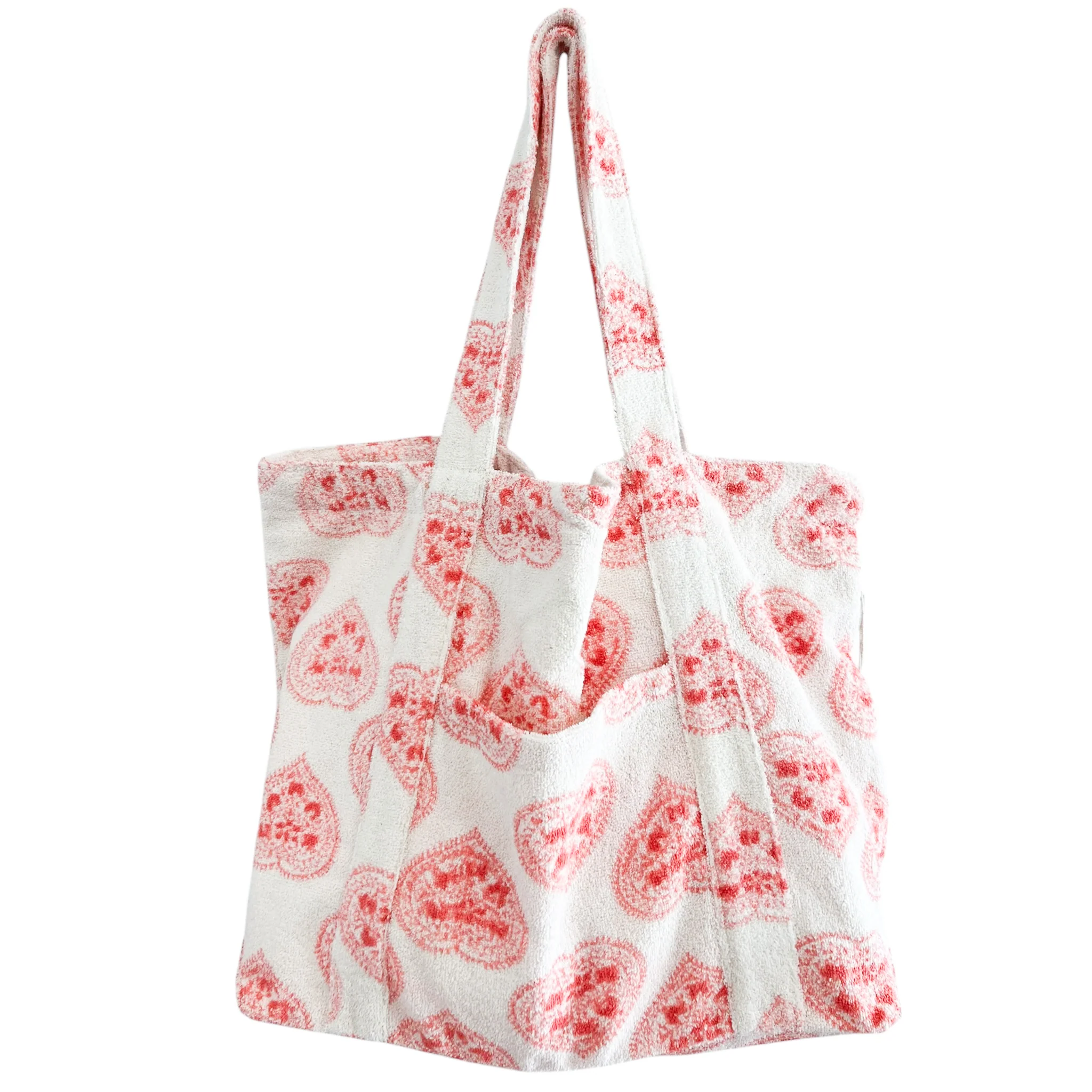 Terry Cloth Large Beach Bag