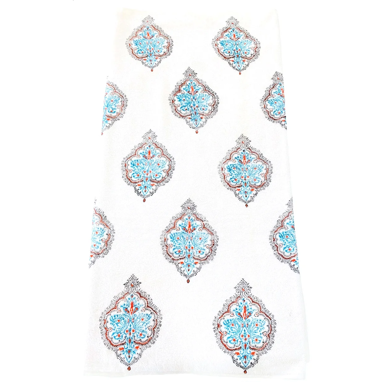 Turquoise Motif Towel - Image 5