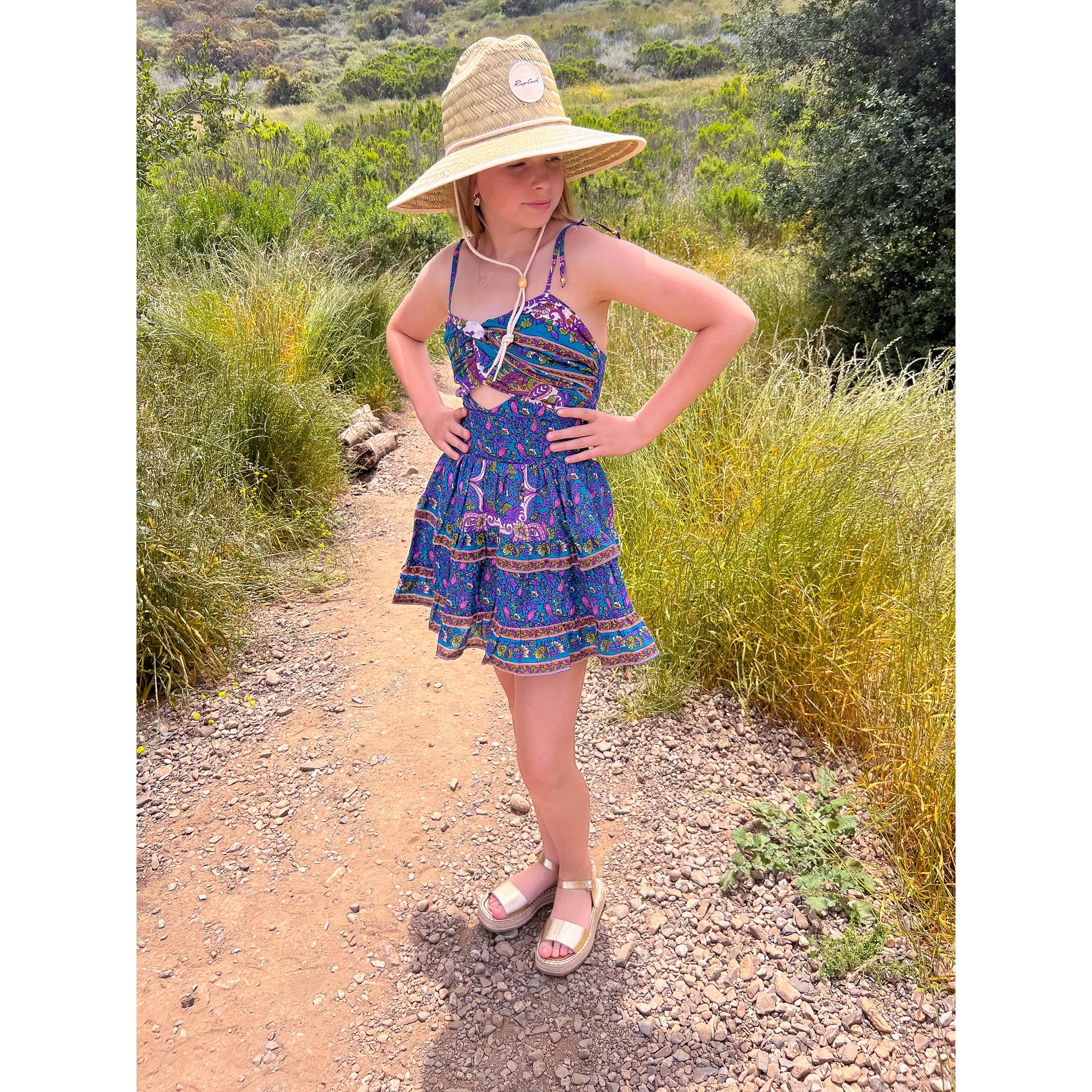 Girls Valerie Mini Dress - Image 6